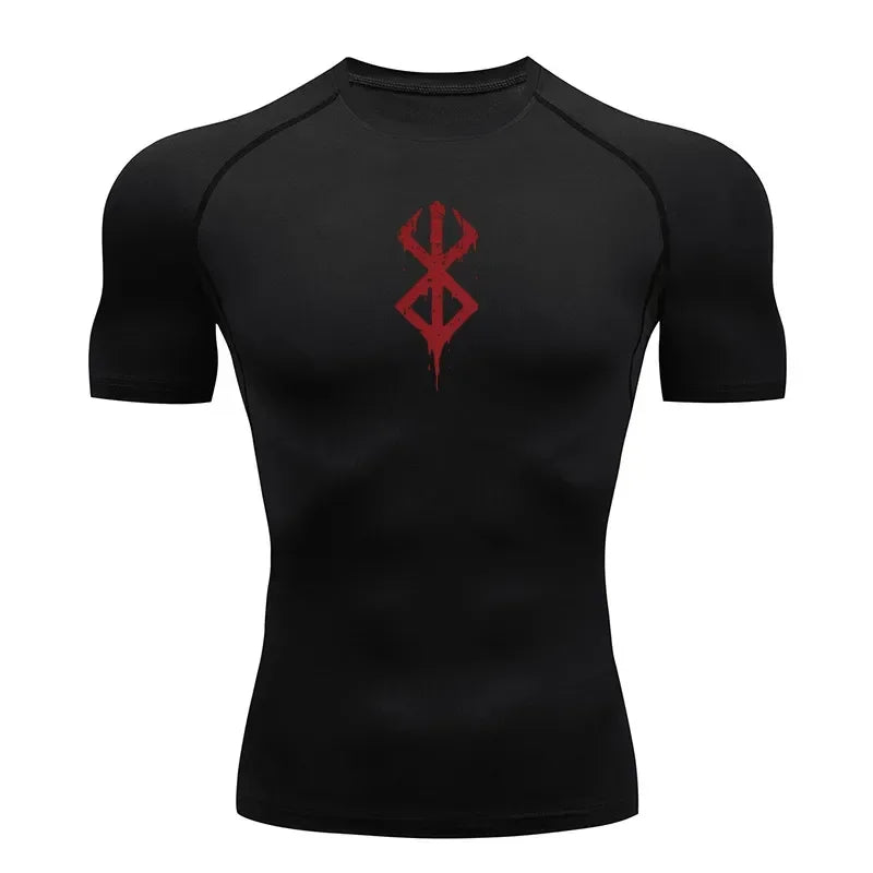 Apex Ritual Men's Compression Shirt – Quick-Dry Rash Guard Training Top