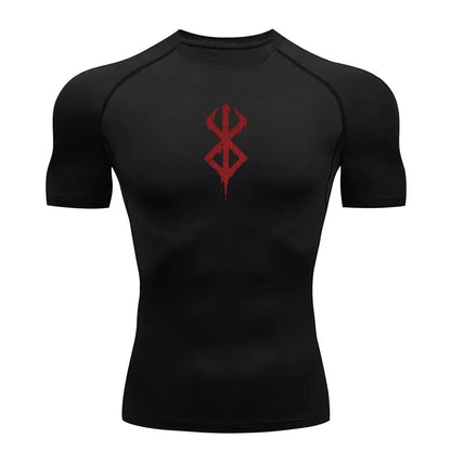 Apex Ritual Men's Compression Shirt – Quick-Dry Rash Guard Training Top