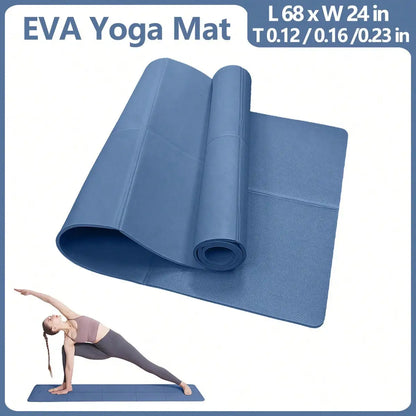 Apex Ritual – Yoga Mat Pilates Fitness Mat 3/4/6mm – Non-Slip Thick Exercise Cushion for Gym & Training