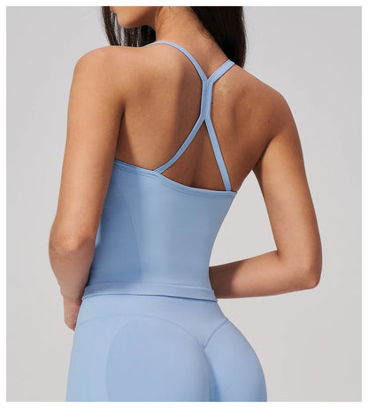 Apex Ritual – New Tight Sports Vest for Women – Seamless Yoga Bra Shockproof High Strength Sports Bra