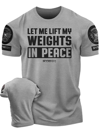 Apex Ritual Men's GYM Letter Print T-Shirt – Breathable Cotton Training Tee