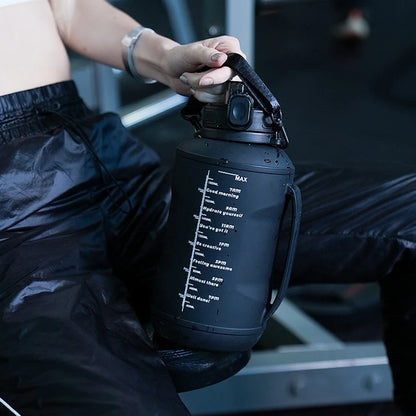Apex Ritual – 2L Portable Silicone Water Bottle with Handle – Outdoor Sports & Gym Water Cup