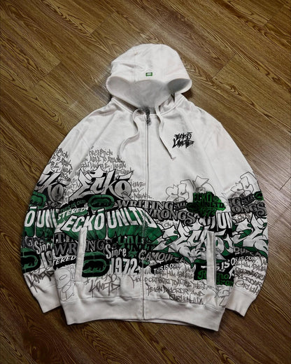 Apex Ritual – Explosions Y2K Hooded Sweater Men – American Retro Hip-Hop Graffiti Unisex Zipper Hoodie