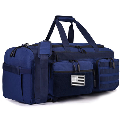 Apex Ritual 50L Travel Duffle Backpack – Gym Bag with Shoe Compartment & Wet Pocket