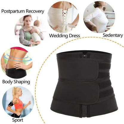 Apex Ritual – Waist Trimmer Training Belt – Adjustable Core & Sweat Support