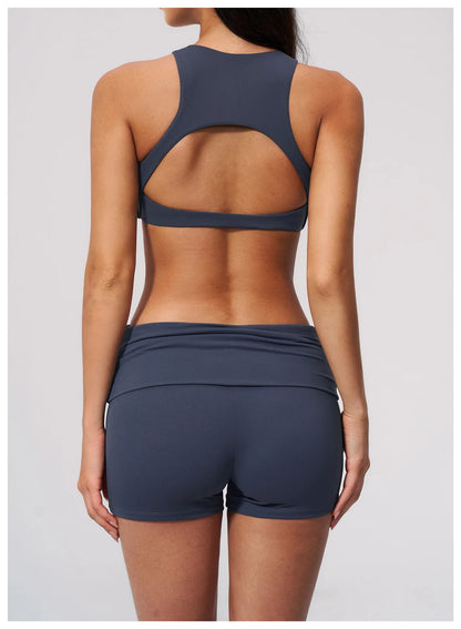 Apex Ritual – Hollow Back Sports Bra Women – Push Up Quick-Dry Fitness Yoga Underwear
