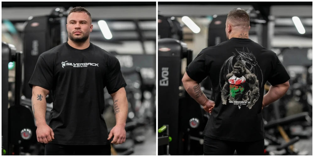 Apex Ritual – Oversized Gym T-Shirt – Loose Breathable Bodybuilding Fitness Tee