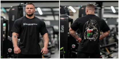 Apex Ritual – Oversized Gym T-Shirt – Loose Breathable Bodybuilding Fitness Tee