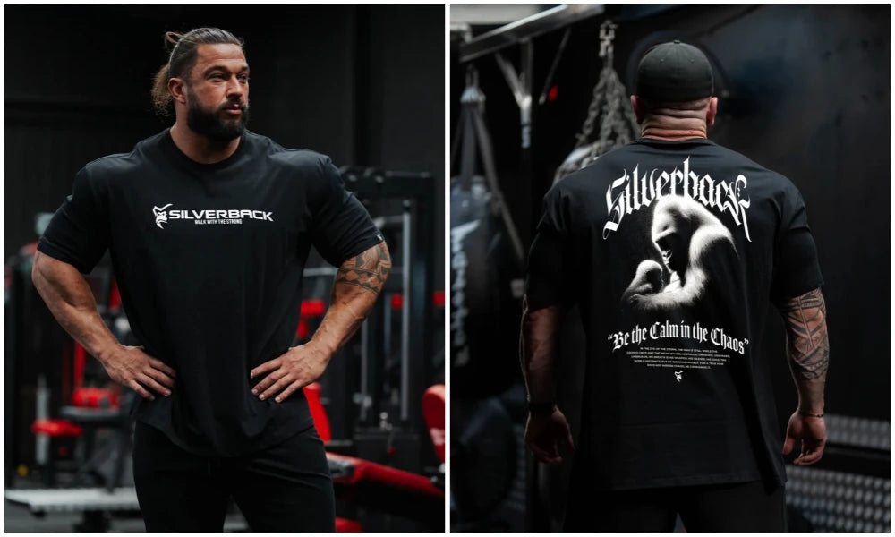 Apex Ritual – Oversized Gym T-Shirt – Loose Breathable Bodybuilding Fitness Tee