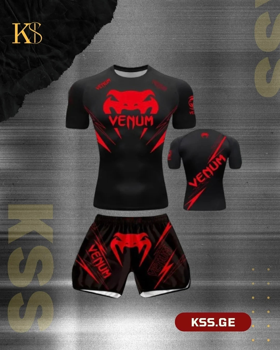 Apex Ritual – Men's Martial Arts & Boxing Casual Set – Short-Sleeve Shorts Set