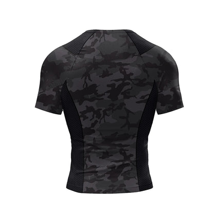 Apex Ritual – Black No Gi BJJ Jiu Jitsu T-Shirt & MMA Shorts Set – Rashguard & Compression Wear