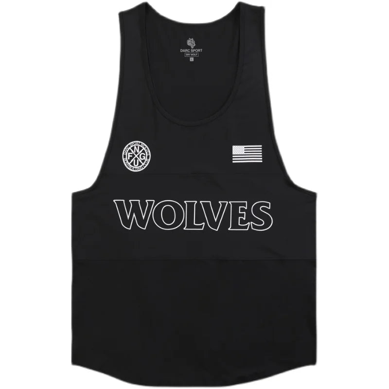 Apex Ritual – Wolf Head Basketball Training T-Shirt – Breathable High Elasticity Moisture-Wicking