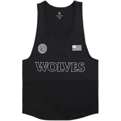 Apex Ritual – Wolf Head Basketball Training T-Shirt – Breathable High Elasticity Moisture-Wicking