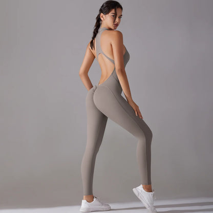 Apex Ritual – Women's Tummy-Control Sports Bodysuit – Yoga & Gym One-Piece