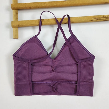Apex Ritual – Women's Crossback Sports Bra – Removable Pads, Breathable Training Bra