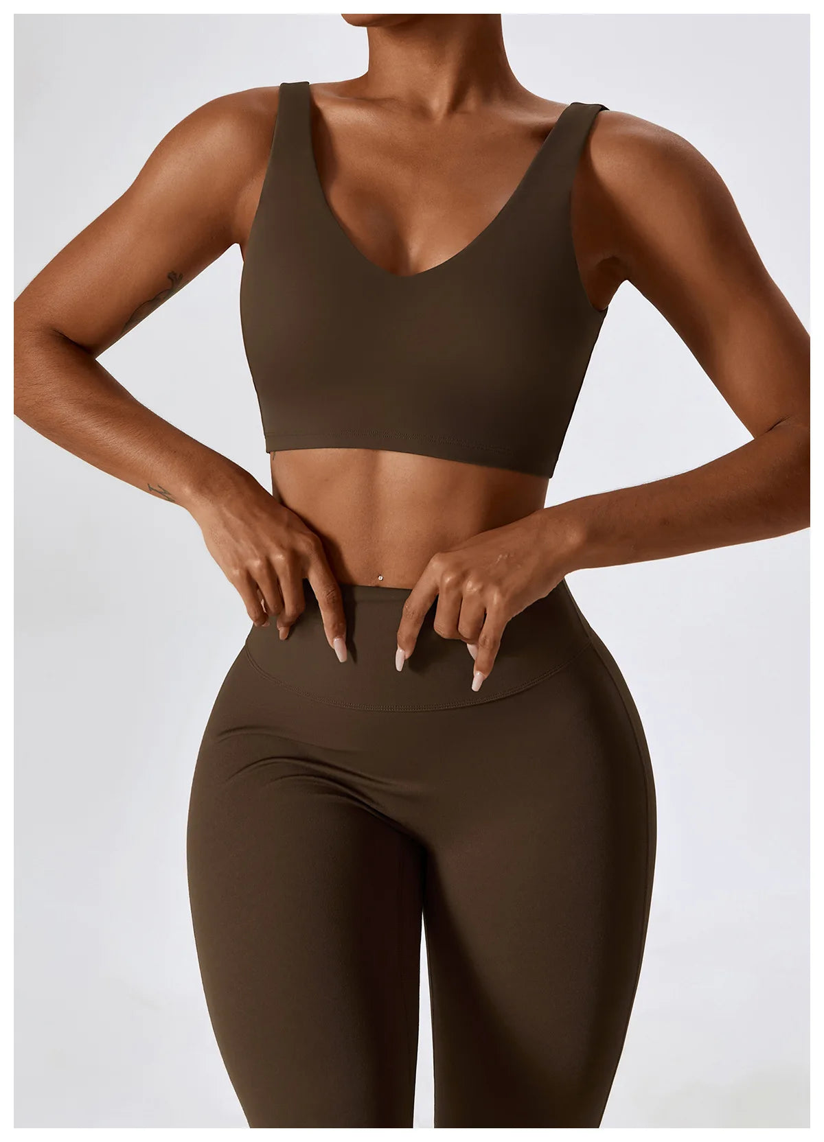 Apex Ritual – Yoga Set 2PCS Seamless Women Sportswear – Gym Legging Fitness Bra Crop Top