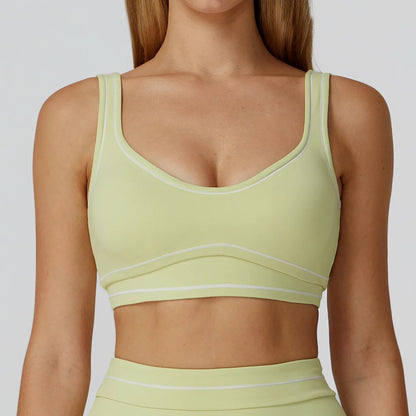 Apex Ritual – Breathable Sports Bra Women – Shockproof Push Up Gym Crop Top Summer Yoga Bra