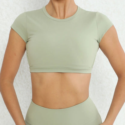 Apex Ritual – Sexy Padded Sports Shirts Breathable Workout Tops – Backless Yoga Crop Tops Women Gym Top