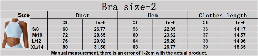APEX RITUAL Women's High-Impact Sports Bra – Seamless Shockproof Support