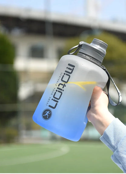 Apex Ritual – 2L Sports Water Bottle with Straw – Large Capacity Fitness Drinking Bottle with Scale