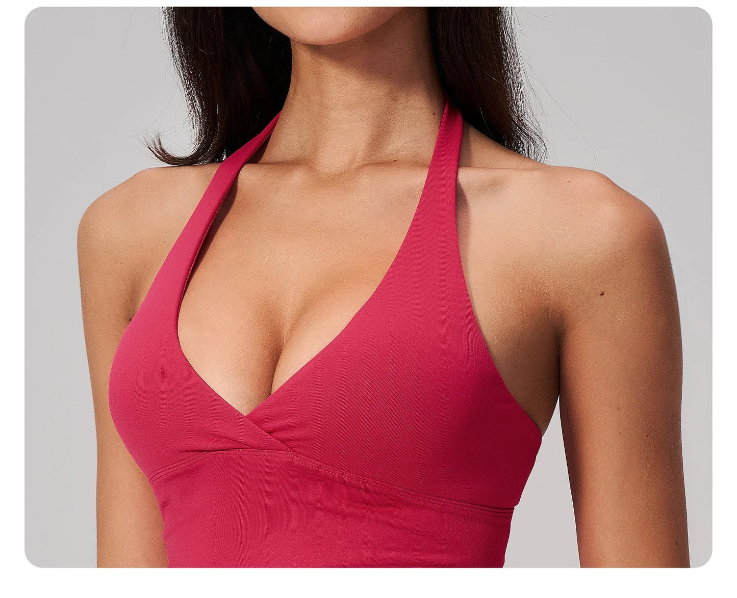 Apex Ritual – Summer Seamless Yoga Bras Women – Fitness Halter Sports Bra Gym Crop Top Shockproof