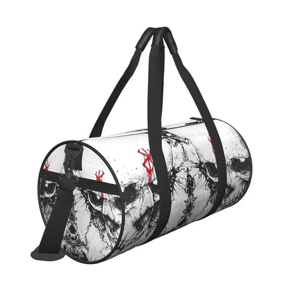 Apex Ritual – Skull Print Sports Gym Bag – Large Capacity Streetwear Training & Travel Bag
