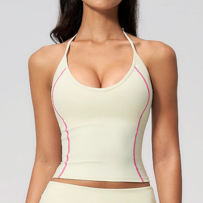Apex Ritual – High Elastic Yoga Tank Top Women – Sports Vest Quick-Dry Workout Slim Gym Bra