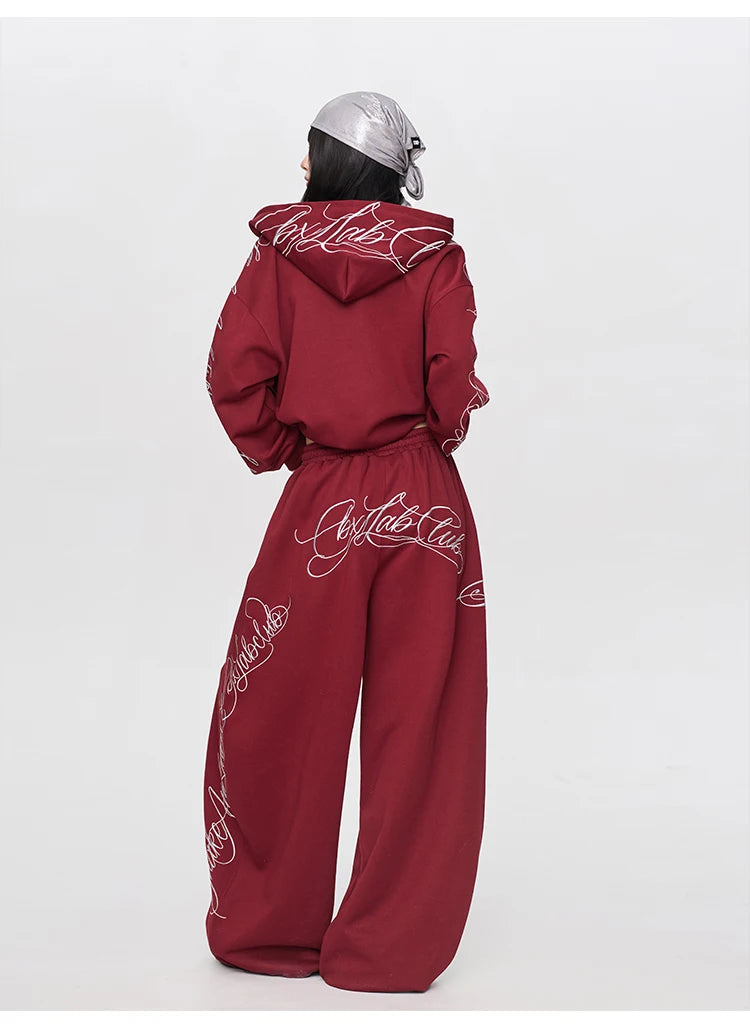 Apex Ritual – Gothic Thorn Body Set – Heavy Duty Hoodie & Sport Pants Women