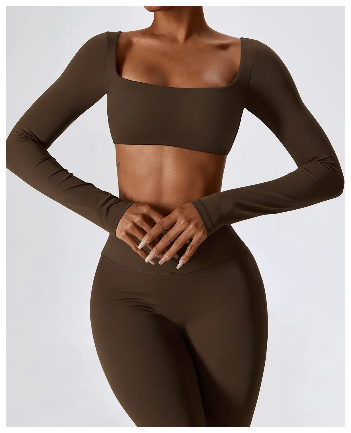 Apex Ritual – Yoga Set 2PCS Seamless Women Sportswear – Gym Legging Fitness Bra Crop Top