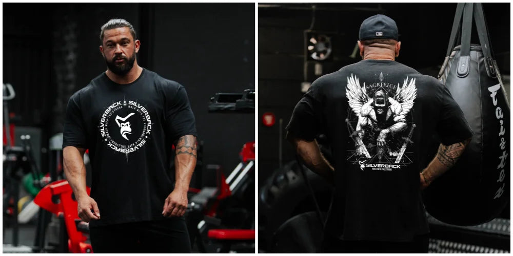 Apex Ritual Cotton Training Tee – Loose-Fit Round-Neck Gym & Sport Shirt