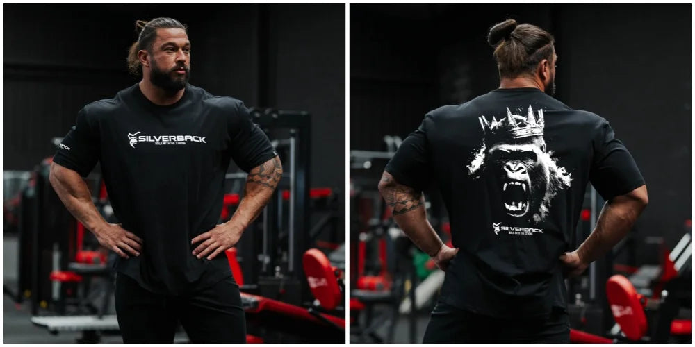 Apex Ritual – Oversized Gym T-Shirt – Loose Breathable Bodybuilding Fitness Tee