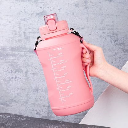 Apex Ritual – 2L Portable Silicone Water Bottle with Handle – Outdoor Sports & Gym Water Cup