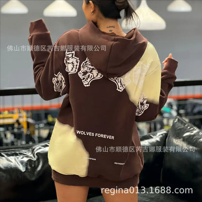 Apex Ritual – Women's Fleece-Lined Thickened Sweatshirt – Hooded Pullover Fitness Casual Jacket