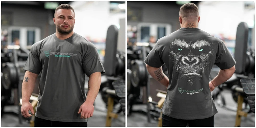 Apex Ritual – Oversized Gym T-Shirt – Loose Breathable Bodybuilding Fitness Tee