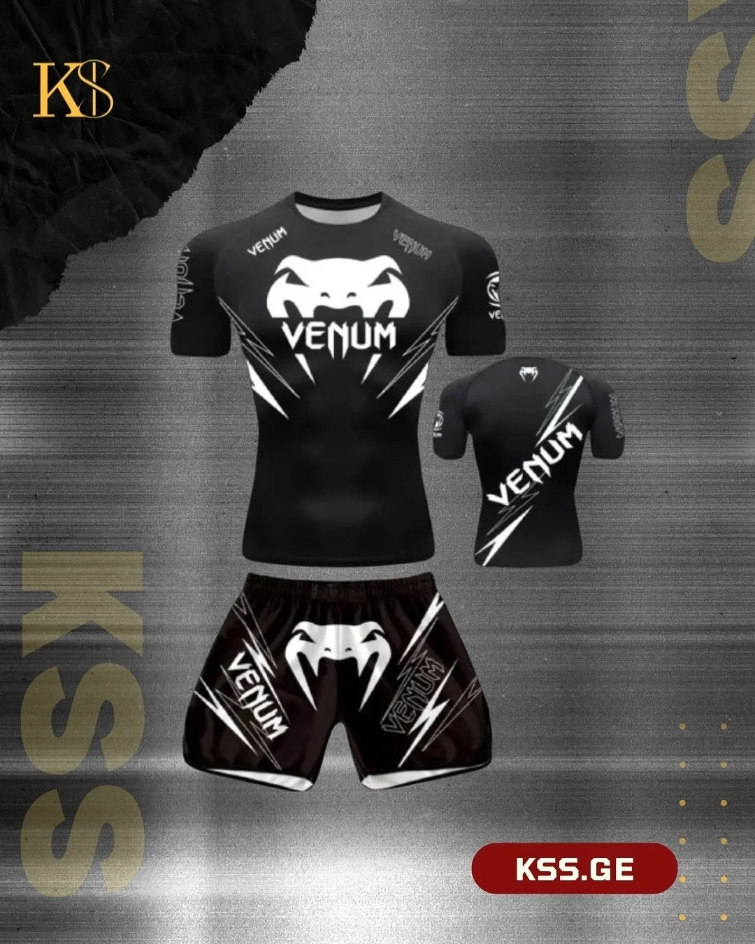Apex Ritual – Men's Martial Arts & Boxing Casual Set – Short-Sleeve Shorts Set