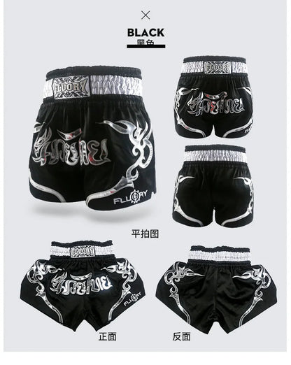 Apex Ritual – Women's MMA Shorts – Embroidered Muay Thai Boxing Shorts