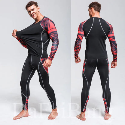 Apex Ritual – Men's Thermal Underwear Sets Compression Sport Suit – Quick Drying Long Johns