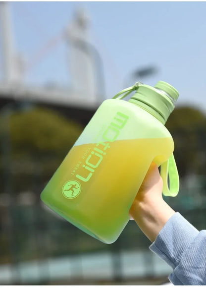 Apex Ritual – 2L Sports Water Bottle with Straw – Large Capacity Fitness Drinking Bottle with Scale