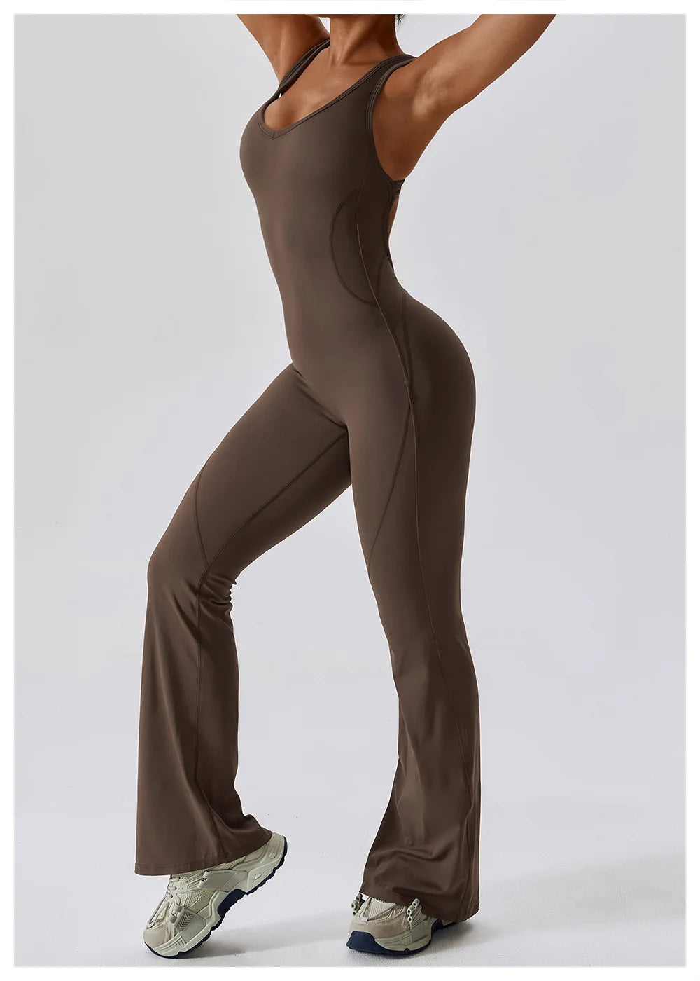 Apex Ritual – Women's One-Piece Gym Jumpsuit – Stretch Sports Bodysuit