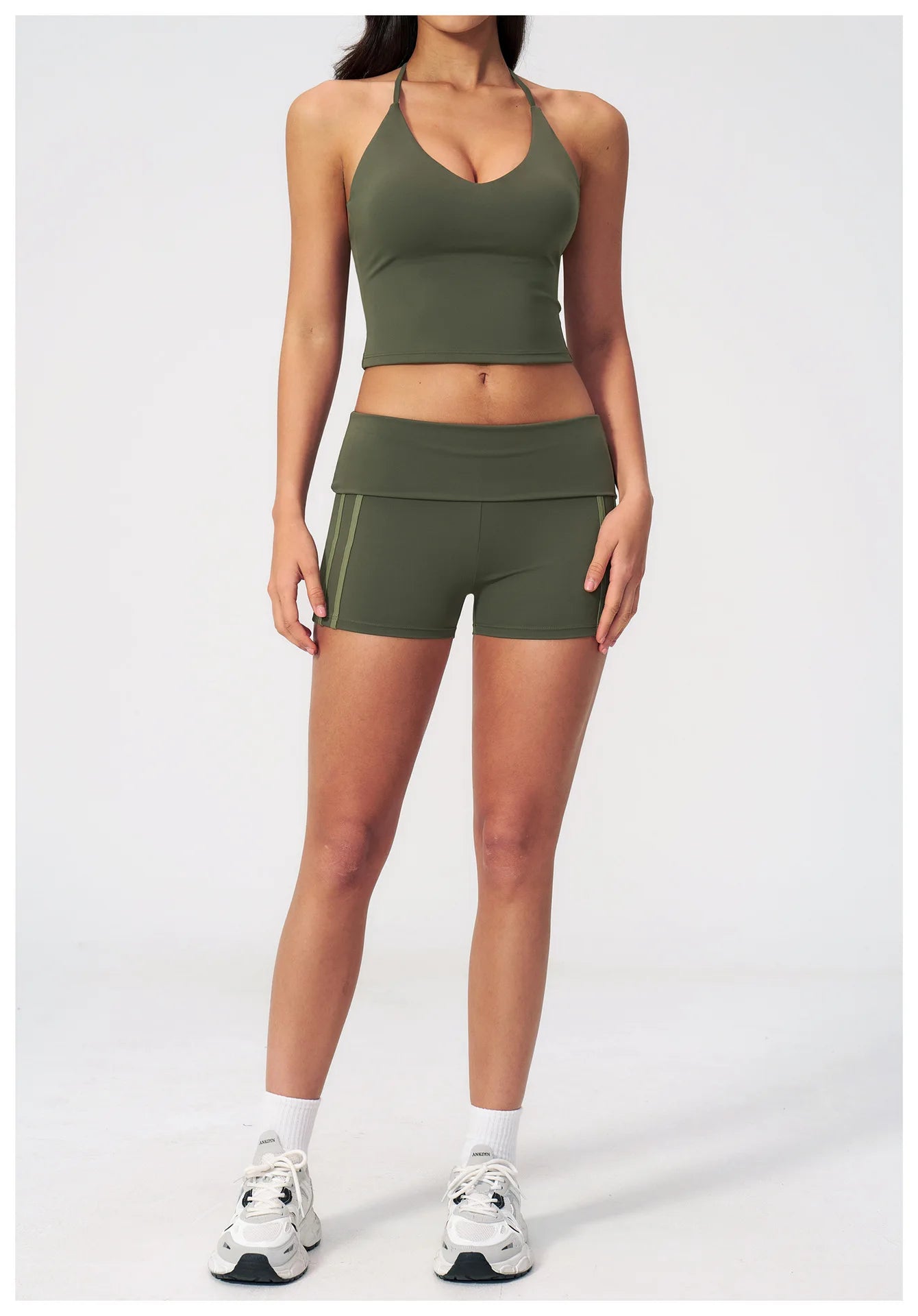 Apex Ritual – Yoga Tank Top Summer Women Deep-V – Fitness Shockproof Push Up Running Vest