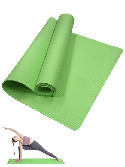 Apex Ritual – Yoga Mat Pilates Fitness Mat 3/4/6mm – Non-Slip Thick Exercise Cushion for Gym & Training
