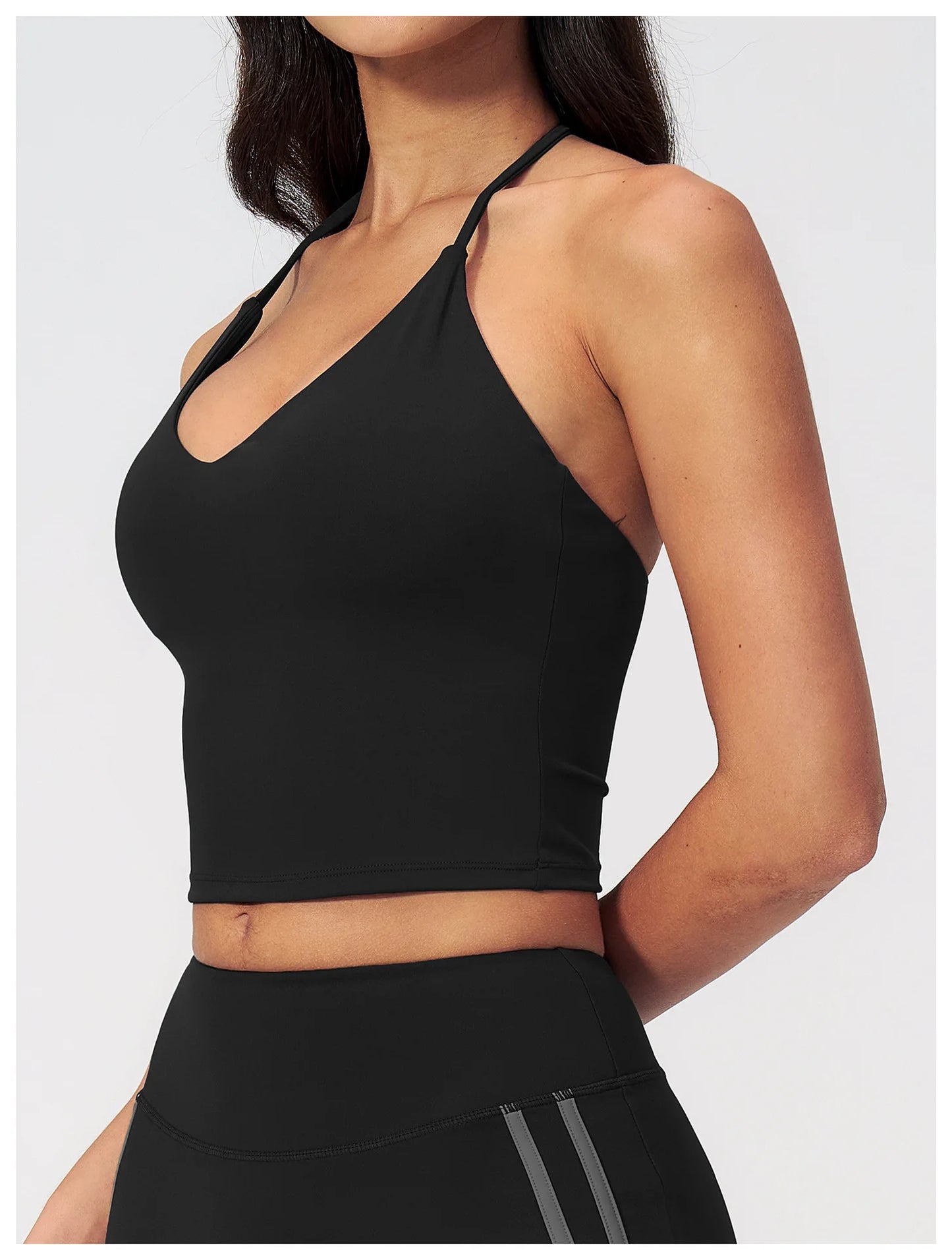 Apex Ritual – Yoga Tank Top Summer Women Deep-V – Fitness Shockproof Push Up Running Vest
