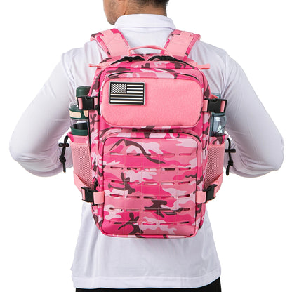 Apex Ritual – Tactical Molle Backpack 25L/45L – Military-Style Gym & Outdoor Hiking Rucksack