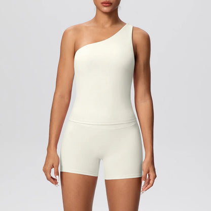 Apex Ritual Women's 2-Piece Sports Set – Push-Up Bra & Shorts