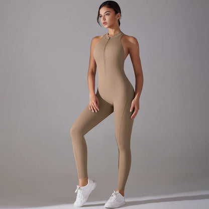 Apex Ritual – Women's Tummy-Control Sports Bodysuit – Yoga & Gym One-Piece