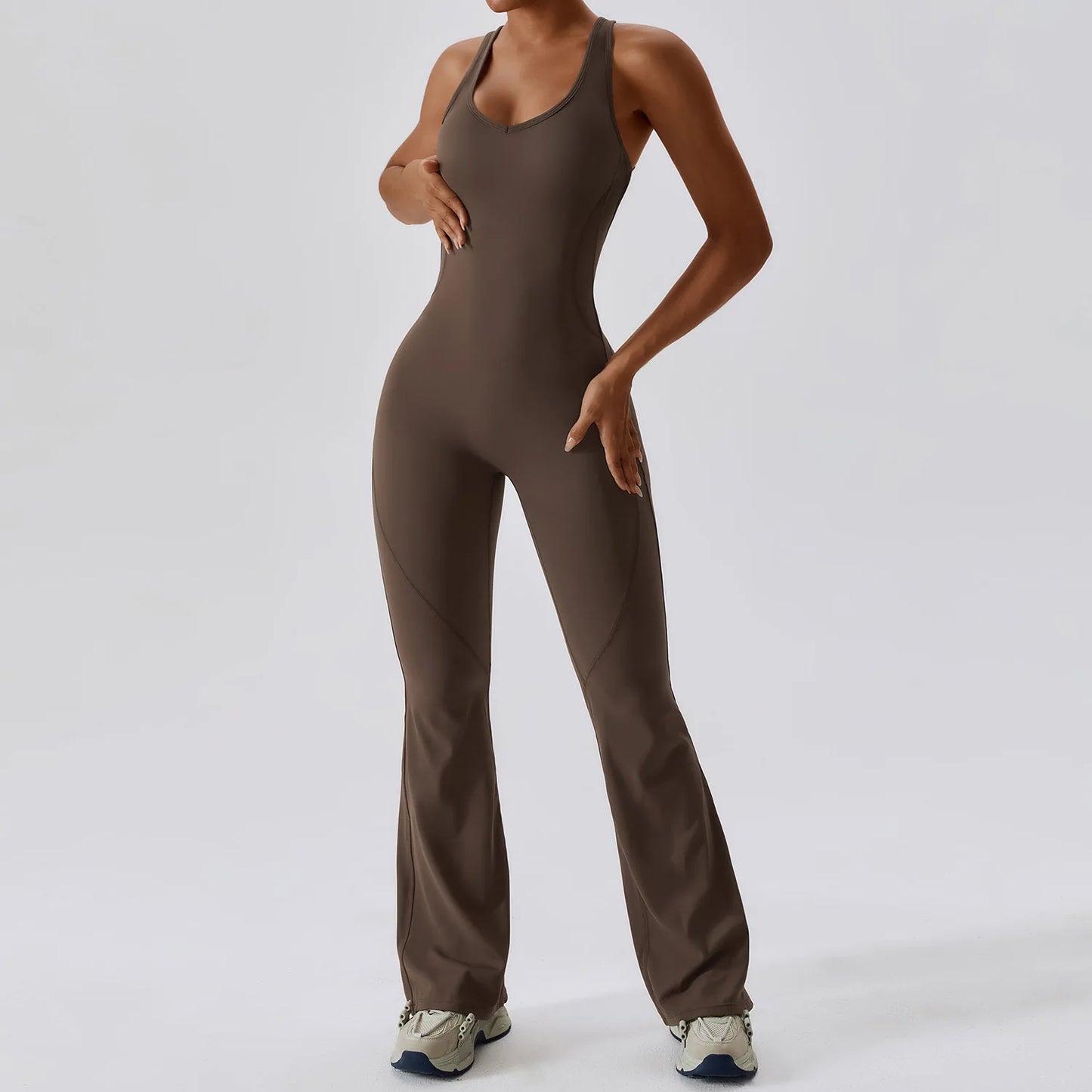 Apex Ritual – Women's One-Piece Gym Jumpsuit – Stretch Sports Bodysuit