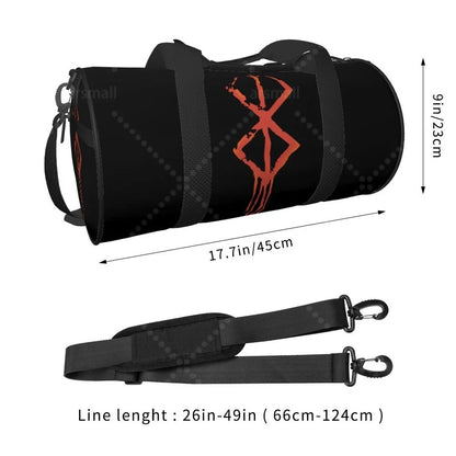 Apex Ritual – Anime Print Round Duffel Bag – Durable Outdoor Yoga Fitness & Travel Duffle Bag