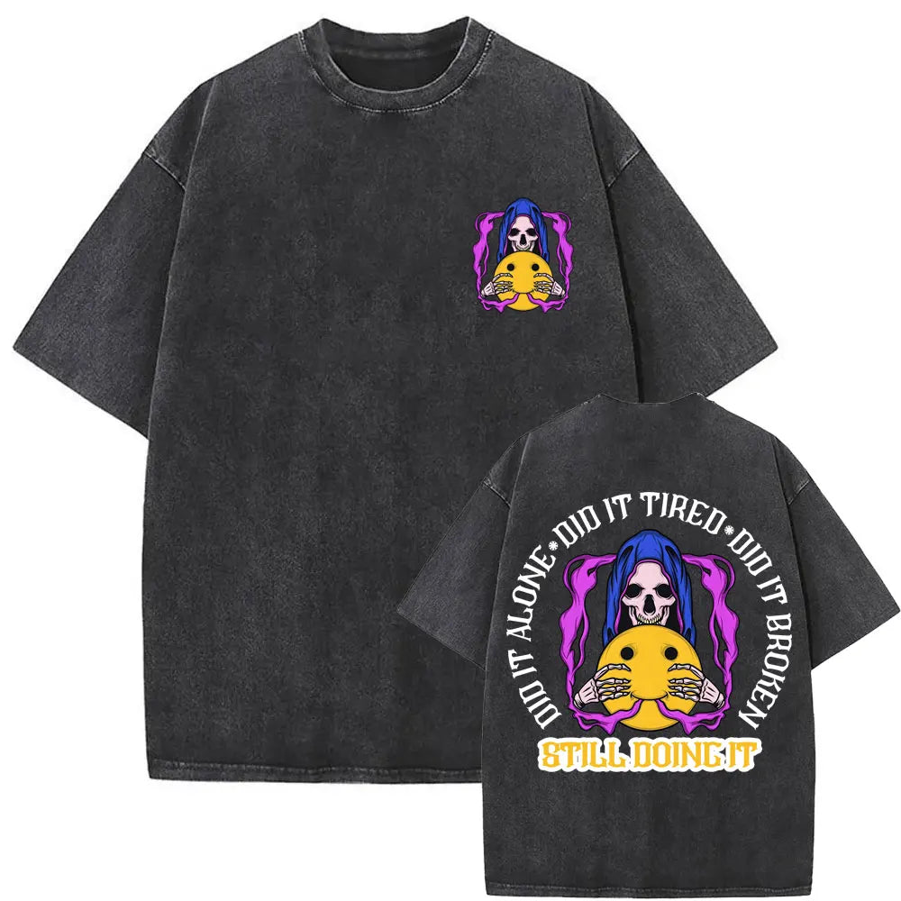 Apex Ritual – Anti Social Lifting Club Skeleton Gym Pump Cover T-Shirt – Funny Vintage Bodybuilding Tee