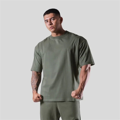 Apex Ritual – JAPAN & UK Cotton Gym Running T-Shirt – Short Sleeve Workout Training Tee