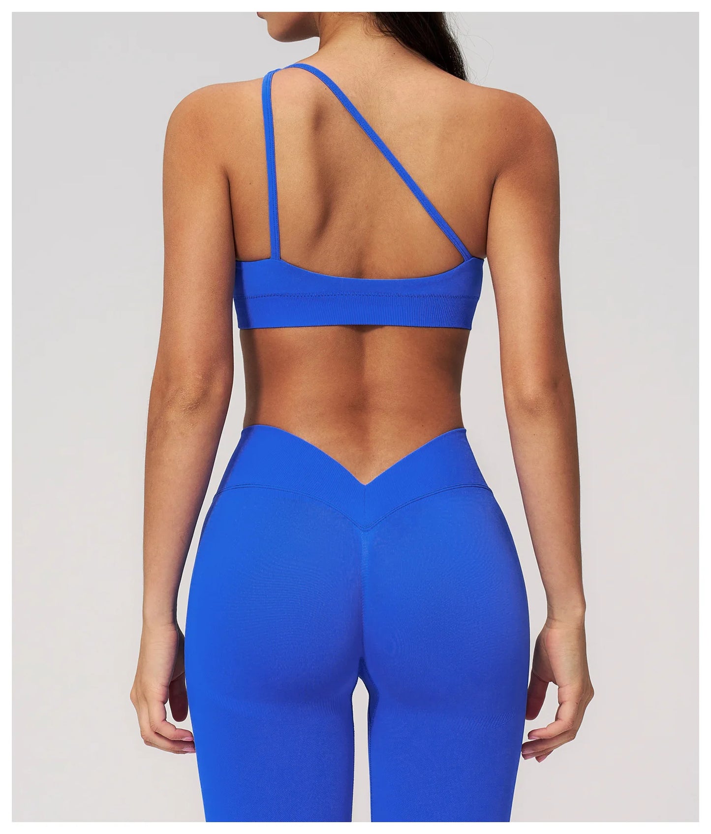 Apex Ritual – Seamless Sport Bra Women – Breathable Shockproof Oblique Shoulder Yoga Bra Sportswear